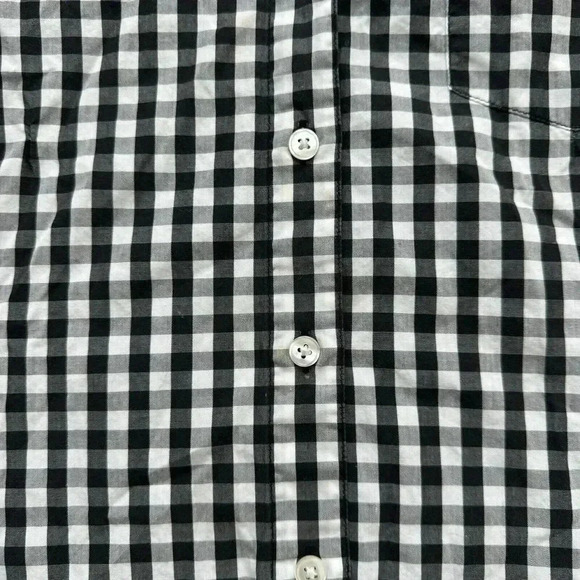 TALBOTS Checkered Button Down Shirt, Size Medium - Picture 5 of 5